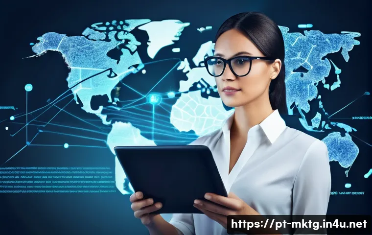 마케팅관리사 자격증으로 인한 업무 생산성 향상 - The Navigator of Digital Marketing**
"A confident and professionally dressed woman, appearing to...